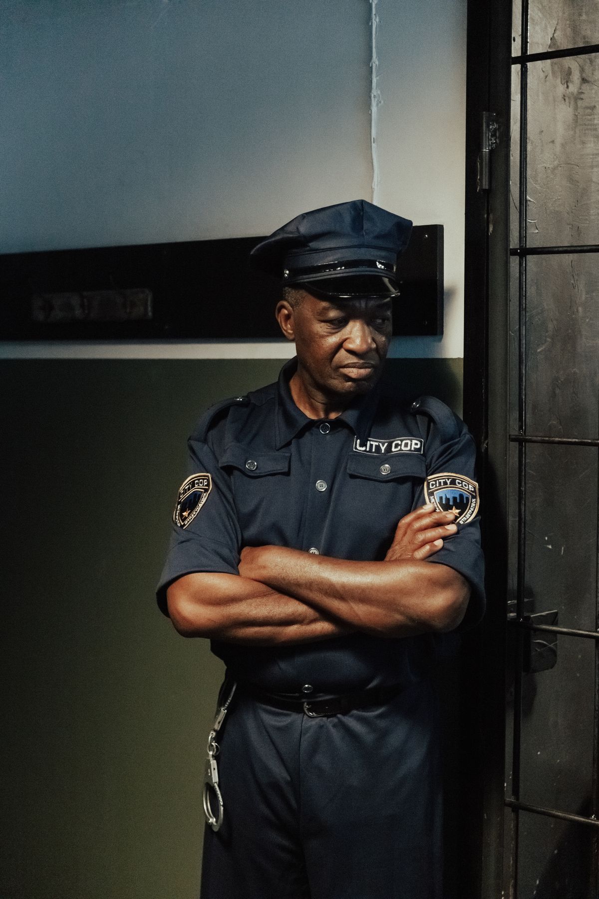 Security officer in uniform representing a professional guarding company